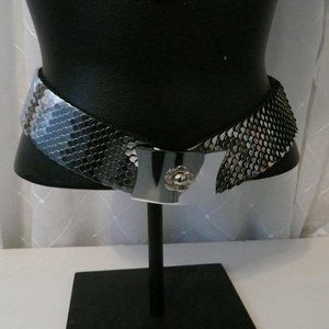 Silver Stretch Belt